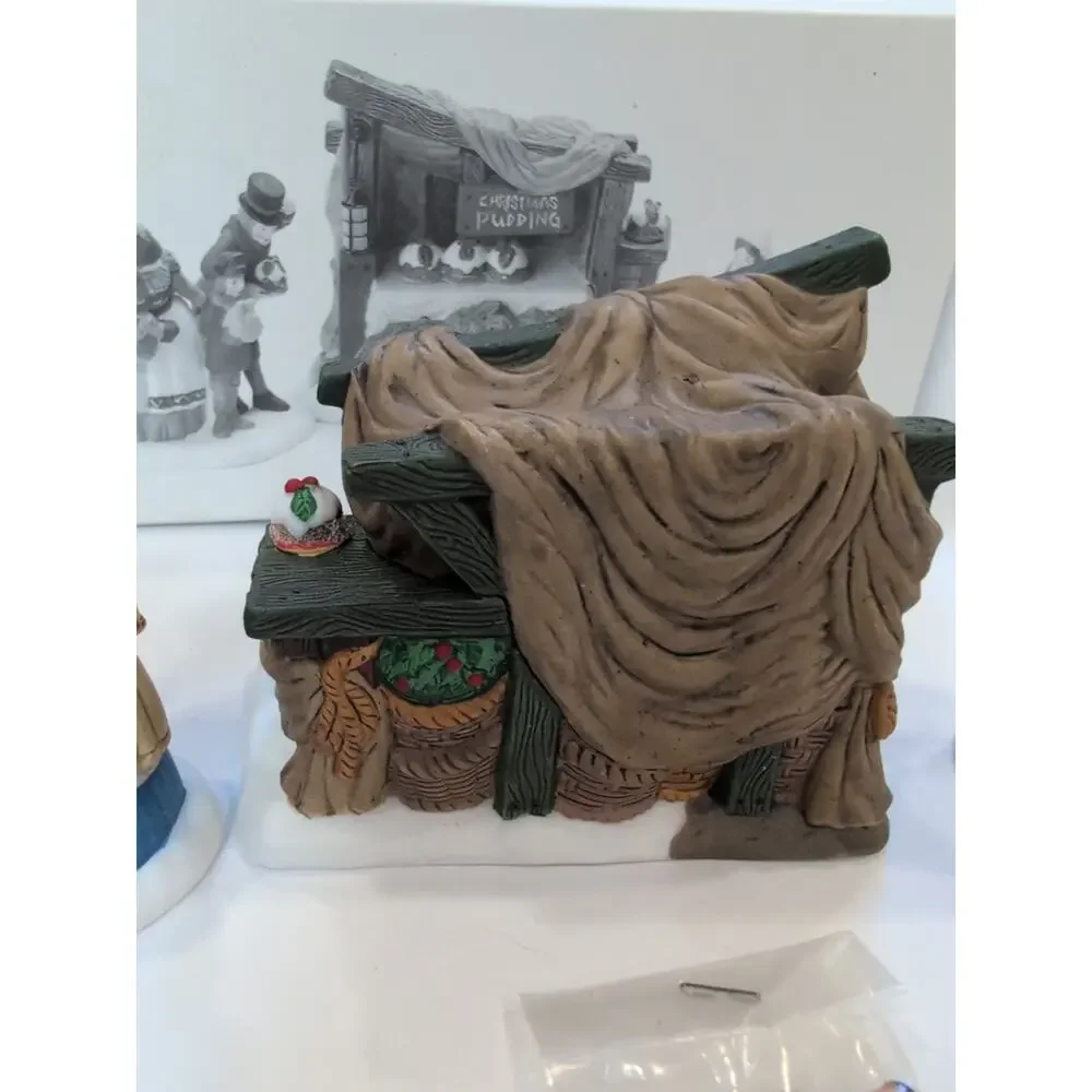 DEPT. 56 Heritage Village CHRISTMAS PUDDING COSTERMONGER Set of‎ 3 #58408